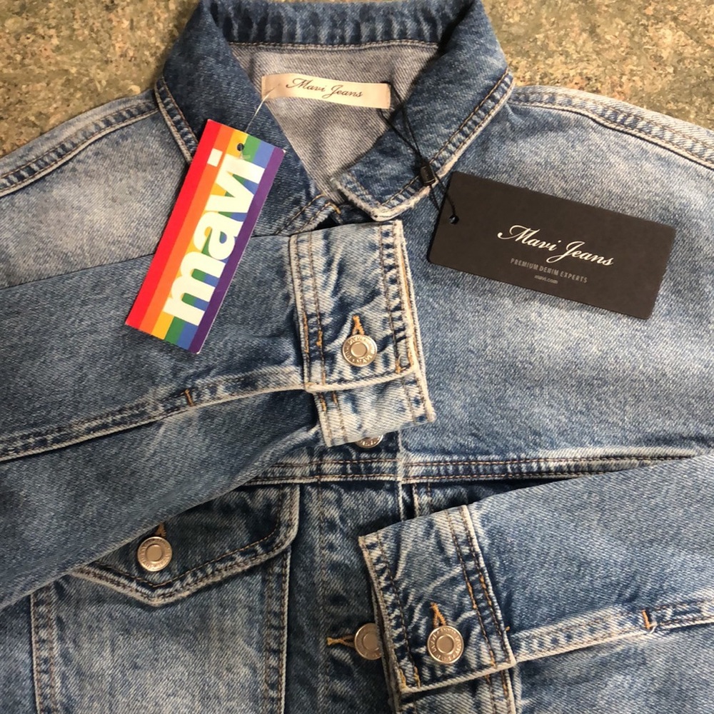 NWT Mavi Denim All For Love Pride Denim Jacket! - Picture 4 of 10